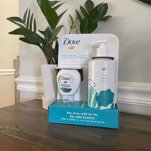 Dove Body wash concentrate with reusable bottle